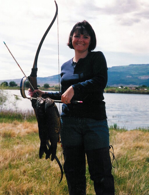 Susan Brezonick Colorado carp fishing